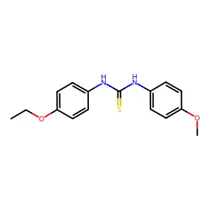 1-(4-Ethoxyphenyl)-3-(4-methoxyphenyl)thiourea structure