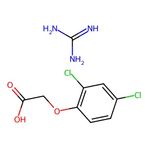Guanidine 2,4-dichlorphenoxyacetate structure