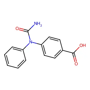 N-Phenyl-N-(p-carboxyphenyl)urea structure