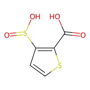 3-Sulfinothiophene-2-carboxylic acid structure