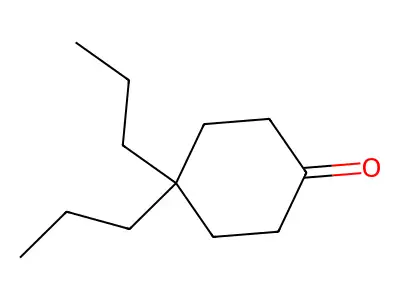 4,4-Dipropylcyclohexan-1-one structure