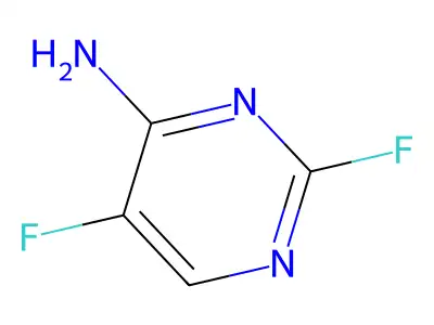 2,5-Difluoropyrimidin-4-amine structure