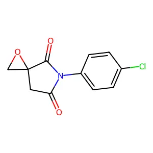 6-(4-Chlorophenyl)-1-oxa-6-azaspiro(2.4)heptane-5,7-dione structure