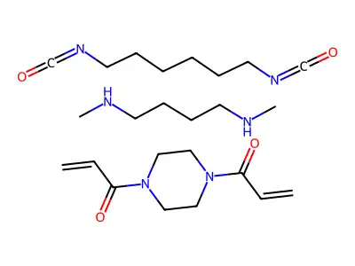 N2LL poly(amido-amine)-polyurethane copolymer structure