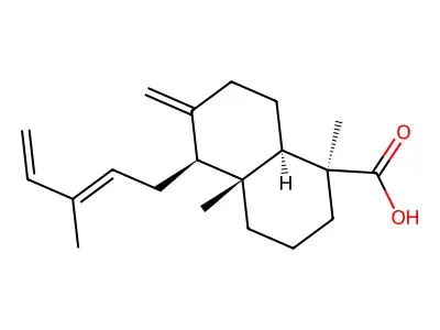 Communic acid, (E)- structure