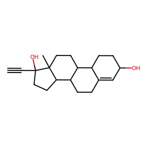 Ethynodiol structure