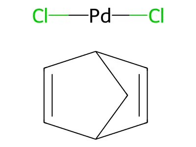 Bicyclo[2.2.1]hepta-2,5-diene;palladium(2+);dichloride structure