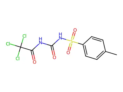 Acetamide, N-((((4-methylphenyl)sulfonyl)amino)carbonyl)-2,2,2-trichloro- structure
