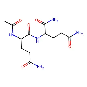 N-乙酰谷氨酰谷氨酰胺 structure
