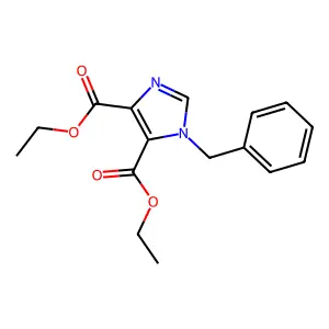 diethyl 1-benzyl-1H-imidazole-4,5-dicarboxylate structure