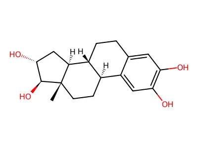 2-HYDROXYESTRIOL structure