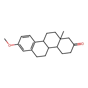 8-Methoxy-12a-methyl-3,4,4a,4b,5,6,10b,11,12,12a-decahydrochrysen-2(1h)-one structure