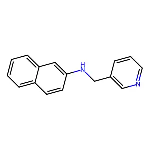 N-(pyridin-3-ylmethyl)naphthalen-2-amine structure