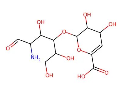 Heparin disaccharide IV-H structure