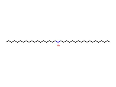 Bis(octadecyl)hydroxylamine structure