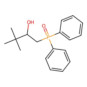 2-Butanol, 1-(diphenylphosphinyl)-3,3-dimethyl- structure