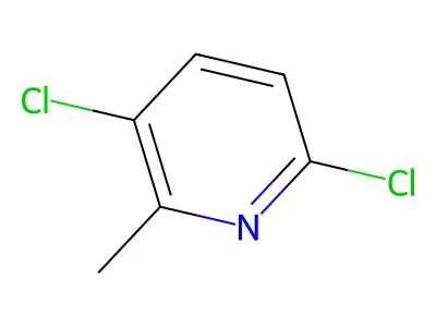 3,6-Dichloro-2-methylpyridine structure