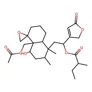 Ajugamarin F 3 structure