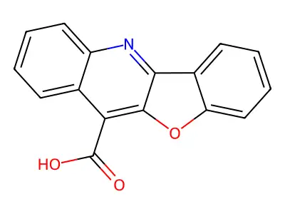 Benzo[4,5]furo[3,2-b]quinoline-11-carboxylic acid structure