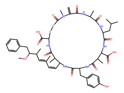 Microcystin-LY structure