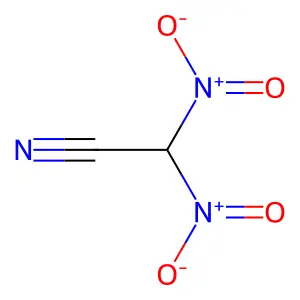 2,2-二硝基乙腈 structure