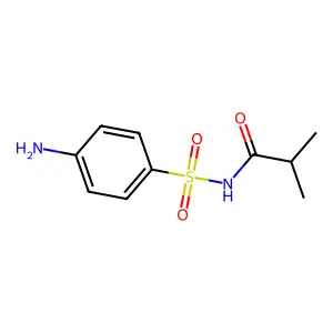 4-氨基-N-异丁酰基苯磺酰胺 structure