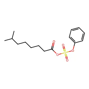 异壬酰氧基苯磺酸盐 structure