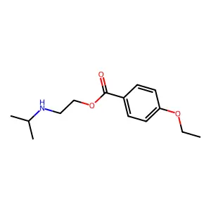 4-乙氧基苯甲酸-2-(异丙氨基)乙酯 structure