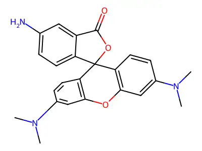 5-Aminotetramethyl Rhodamine structure