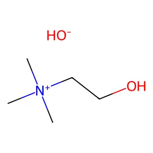 氢氧化胆碱 structure