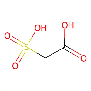 磺基乙酸 structure
