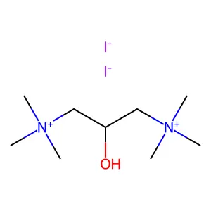 普罗碘铵 structure