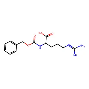 benzyloxycarbonyl-L-arginine structure