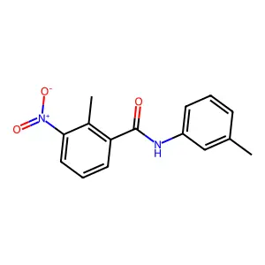 2-methyl-N-(3-methylphenyl)-3-nitrobenzamide structure