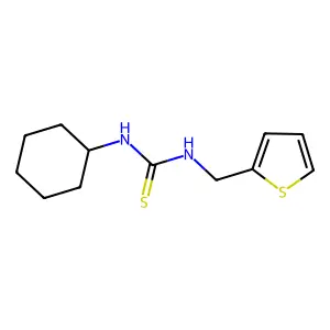 1-Cyclohexyl-3-(thiophen-2-ylmethyl)thiourea structure