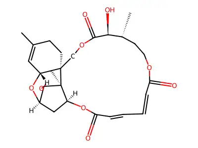 Verrucarin A, (4S)- structure