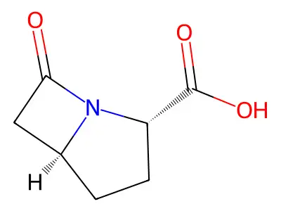 7-Oxo-1-azabicyclo[3.2.0]heptane-2-carboxylic acid structure