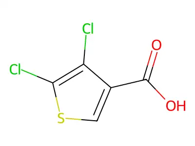 4,5-Dichloro-3-thiophenecarboxylic acid structure