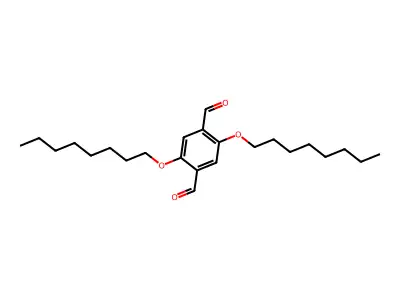 2,5-Bis(octyloxy)terephthalaldehyde structure