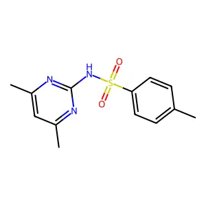 N-(4,6-Dimethyl-2-pyrimidinyl)-4-methylbenzenesulfonamide structure