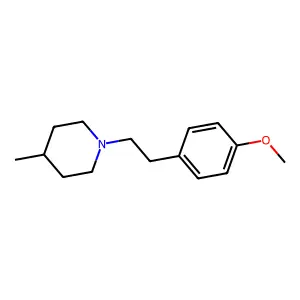 1-[2-(4-Methoxyphenyl)ethyl]-4-methylpiperidine structure