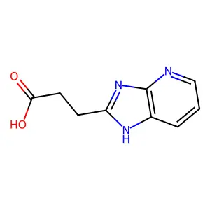 3-(2-咪唑并(4,5-b)吡啶)丙酸 structure