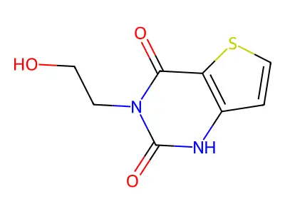 3-(2-Hydroxyethyl)thieno[3,2-d]pyrimidine-2,4(1H,3H)-dione structure