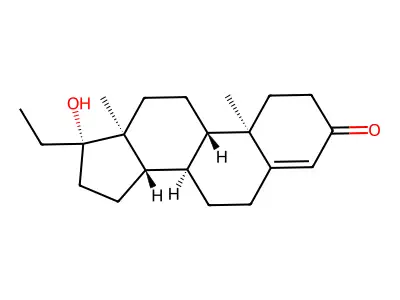 17-Hydroxypregn-4-ene-3-one structure