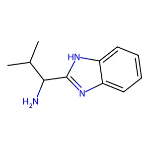 (R)-1-(1H-Benzimidazol-2-yl)-2-methylpropylamine structure