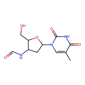 3'-Deoxy-3'-formamido thymidine structure