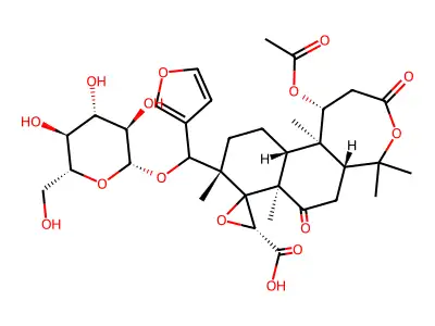Nomilin glucoside structure