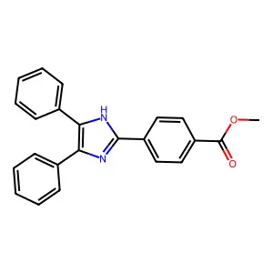 methyl 4-(4,5-diphenyl-1H-imidazol-2-yl)benzoate structure