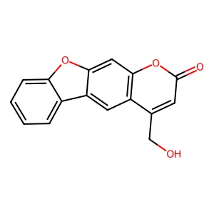 4-Hydroxymethyl-4',5'-benzopsoralen structure