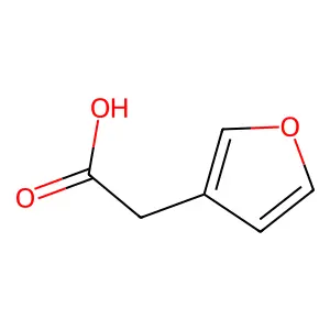 2-(Furan-3-yl)acetic acid structure